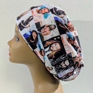 Jason, Euro Style Scrub Cap, Scrub Cap, Surgery Hat, Chemo Hat